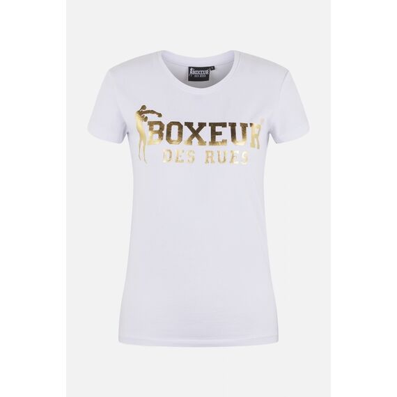 Basic T-Shirt With Front Logo, Size: XL, Colour: Weiss, 2 image