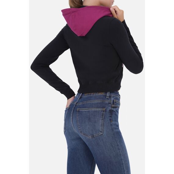 Kapuzenpullover, Bekleidungsgrösse: S, Farbe: Schwarz, 3 image