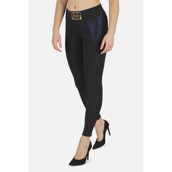 Color Block Legging, Size: M, Colour: Schwarz