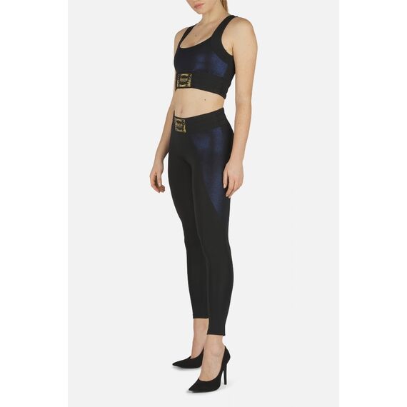 Color Block Legging, Size: XL, Colour: Schwarz, 3 image