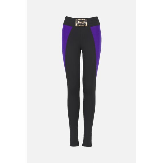 Color Block Legging, Size: L, Colour: Schwarz, 2 image