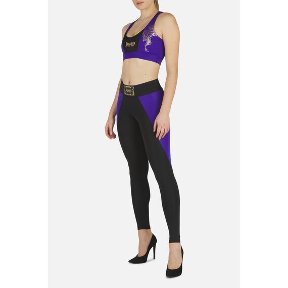 Color Block Legging, Size: L, Colour: Schwarz, 5 image
