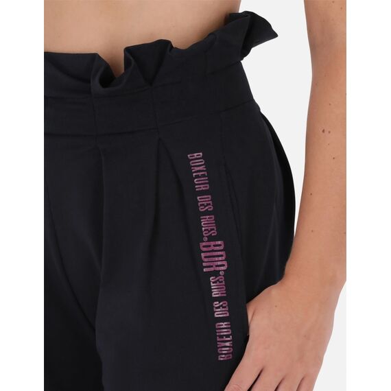 Wide Leg High Waist Pants, Size: M, Colour: Schwarz, 3 image