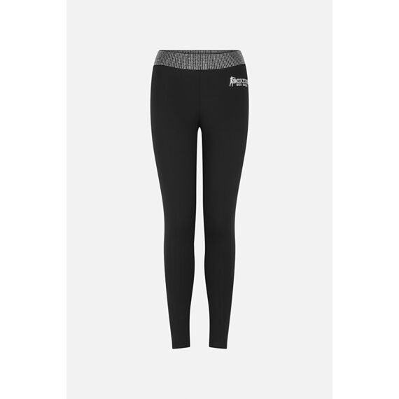 Leggings With Crystals, Size: XL, Colour: Schwarz, 2 image