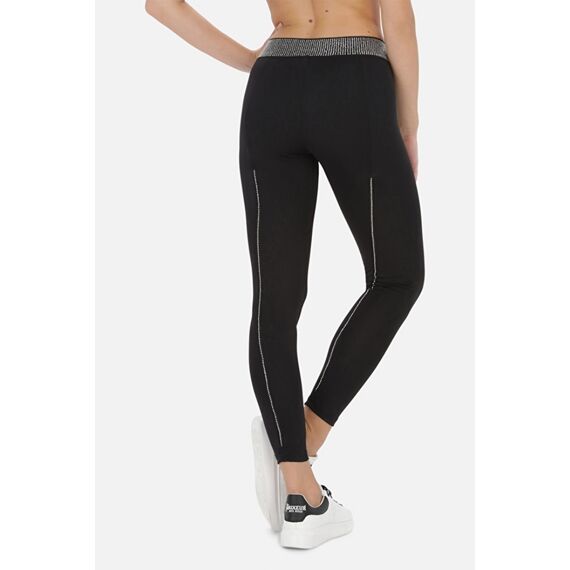 Leggings With Crystals, Size: XL, Colour: Schwarz, 3 image