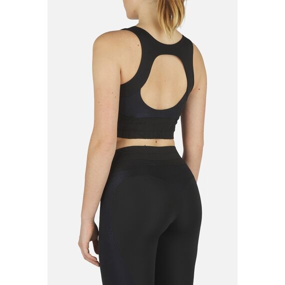 Shiny/Matt Sport Bra, Taglia: XL, Colore: Nero, 5 image