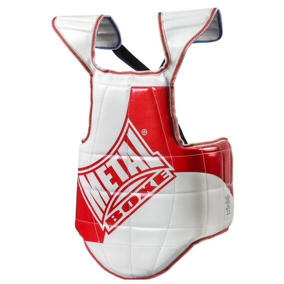 Metal Boxe Plastron Reversible Multiboxe T1 (-65 Kg), Taille: M, Couleur: Blanc, 2 image