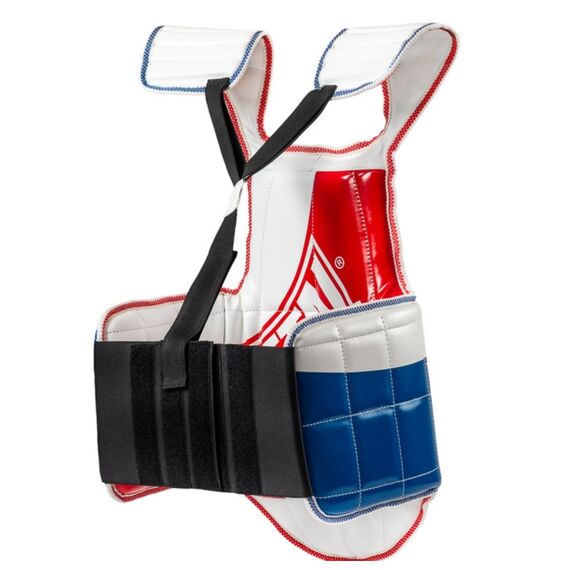Metal Boxe Plastron Reversible Multiboxe T1 (-65 Kg), Taille: M, Couleur: Blanc, 4 image