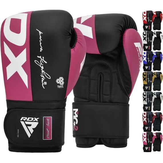 Boxhandschuhe Rex F4 – Rosa/Schwarz – 12oz, Farbe: Rosa, OZ: 12oz, 5 image