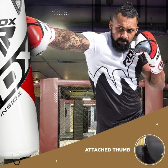 Guantoni Boxe RDX F7 Ego – Nero/Oro – 12oz, Colore: Oro, OZ: 12oz, 5 image