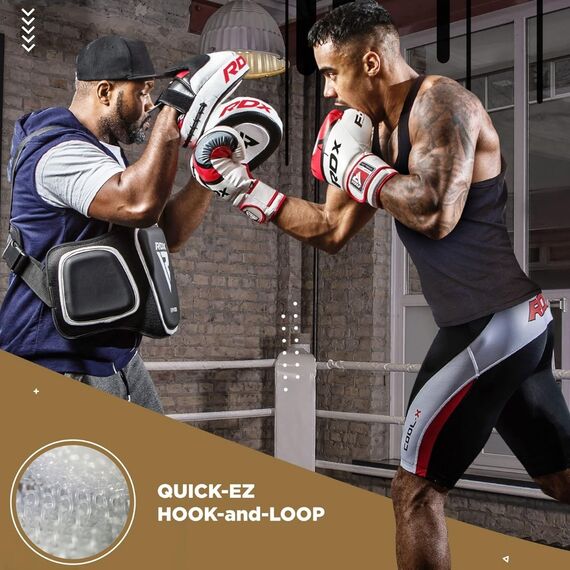 Guantoni Boxe RDX F7 Ego – Nero/Oro – 14oz, Colore: Oro, OZ: 14oz, 7 image