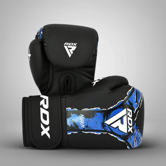 Boxing Gloves RDX F17 - Black/Blue - 10oz, Colour: Blue, OZ: 10oz, 6 image