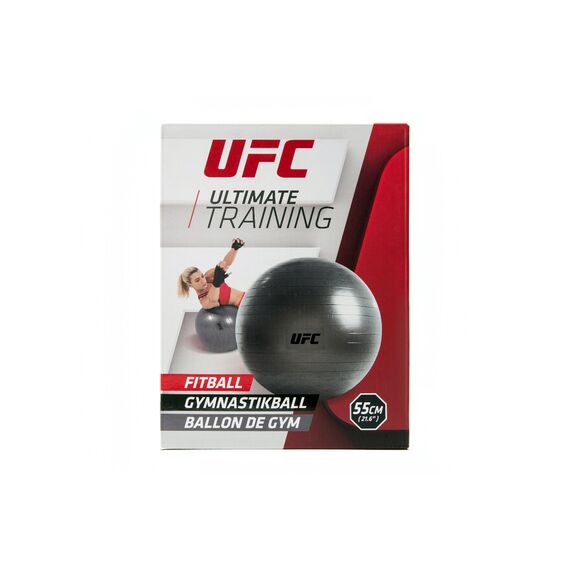 UFC Swiss Ball – 55 cm (Fitball d’entraînement), Taille: 55 cm, Couleur: Argente, 5 image