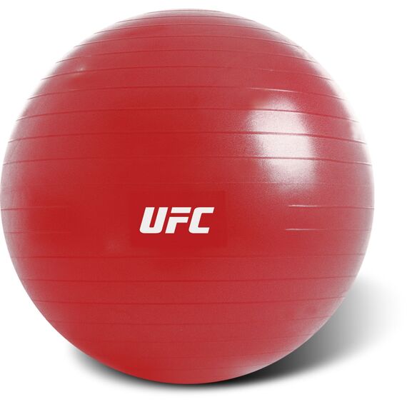 UFC Swiss Ball – 65 cm (Fitball d’entraînement), Taille: 65 cm, Couleur: Rouge