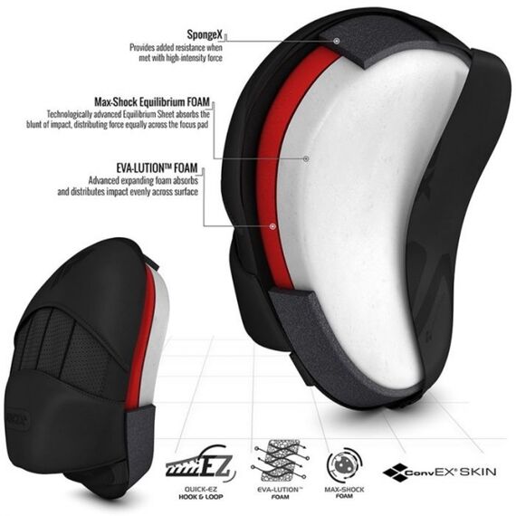 Pratzen RDX Focus Pad T15 – Schwarz, Bekleidungsgrösse: One Size, Farbe: Schwarz, 5 image