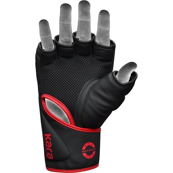 Grappling Gloves F6 Matte Red-M, Taglia: M, Colore: Nero, 6 image