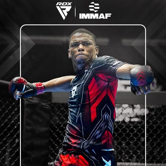 Gants de MMA RDX Shooter IMMAF – Rouge – 2XL, Taille: 2XL, Couleur: Rouge, 6 image