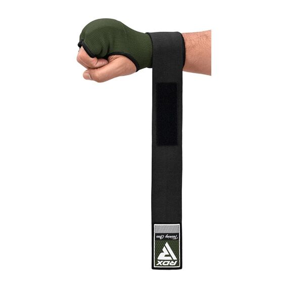 Sous-Gants de Boxe RDX Vert – Taille L, Taille: L, Couleur: Kaki, 4 image