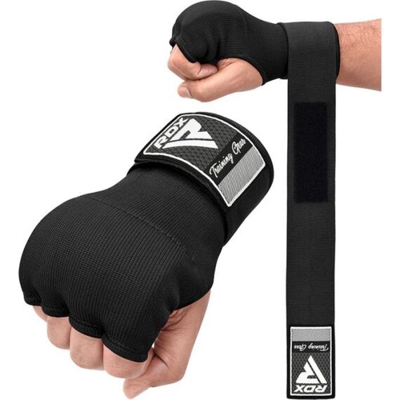 Sous-Gants de Boxe RDX Noir – Taille L, Taille: L, Couleur: Noir
