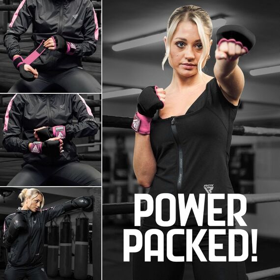 Sotto Guanti Boxe RDX Rosa – Taglia L, Taglia: L, Colore: Rosa, 4 image