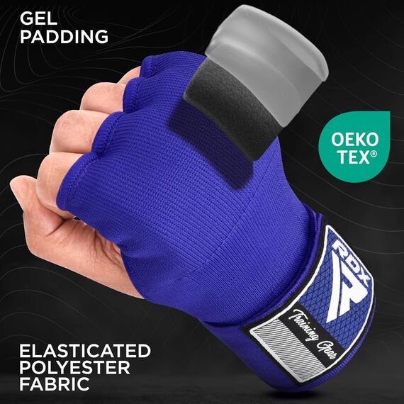 Boxing Inner Gloves RDX Blue – Size XL, Size: XL, Colour: Blue, 4 image