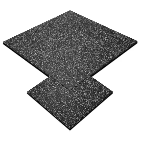 Connect Tiles Corner" rubber floor edging 50x50cm Stockz | Grey 50x50x2 CM, 12 image