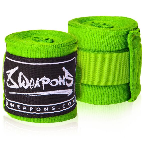 Bande semi-élastique 8Weapons Vert Fluo 3,5m, Couleur: Vert, Longueur: 3.5m