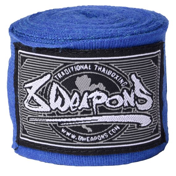 Fascia da boxe semi-elastica 8Weapons Blu 5m, Colore: Blu, Lunghezza: 5.0m, 3 image