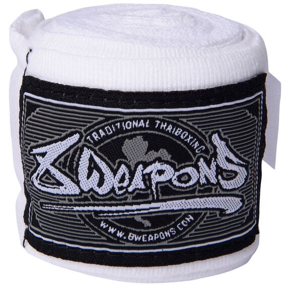 Fascia da boxe semi-elastica 8Weapons Bianco 5m, Colore: Bianco, Lunghezza: 5.0m, 3 image
