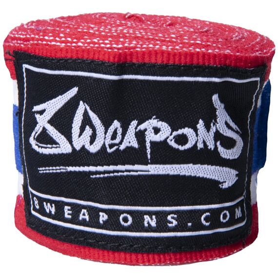Fascia da boxe semi-elastica 8Weapons Tricolore 3,5m, Colore: Multicolore, Lunghezza: 3.5m, 2 image