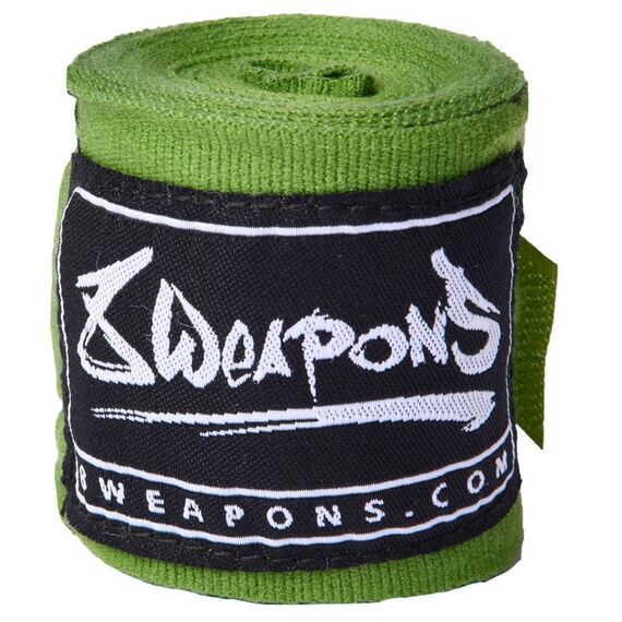 Boxing Hand Wrap semi-elastic 8Weapons Olive Green 3.5m, Colour: Green, Length: 3.5m, 5 image
