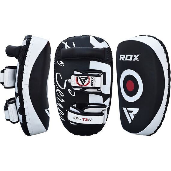 Paos Muay Thai RDX T3 – vendus en paire, Taille: Taille unique, Couleur: Noir, 8 image