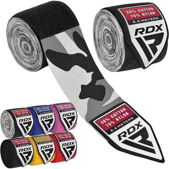 RDX Hand Wraps Pro 2.5m Camouflage Boxbandagen, Farbe: Camouflage, Länge: 2.5m, 5 image