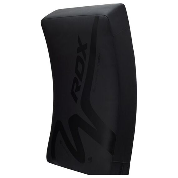 Curved Kick Shield RDX T15 Matte Black, Size: One Size, Colour: Schwarz