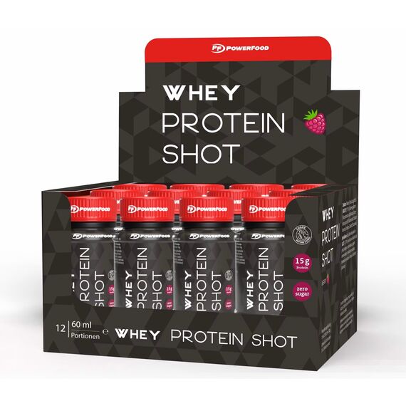 "Berry" Whey Protein Shots, 12 x 60 ml, Powerfood One
