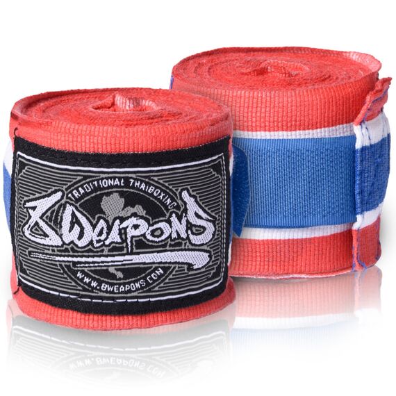 Boxing Hand Wrap semi-elastic 8Weapons Thai 5m, Colour: Multicolor, Length: 5.0m