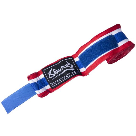 Fascia da boxe semi-elastica 8Weapons Tricolore 3,5m, Colore: Multicolore, Lunghezza: 3.5m, 4 image