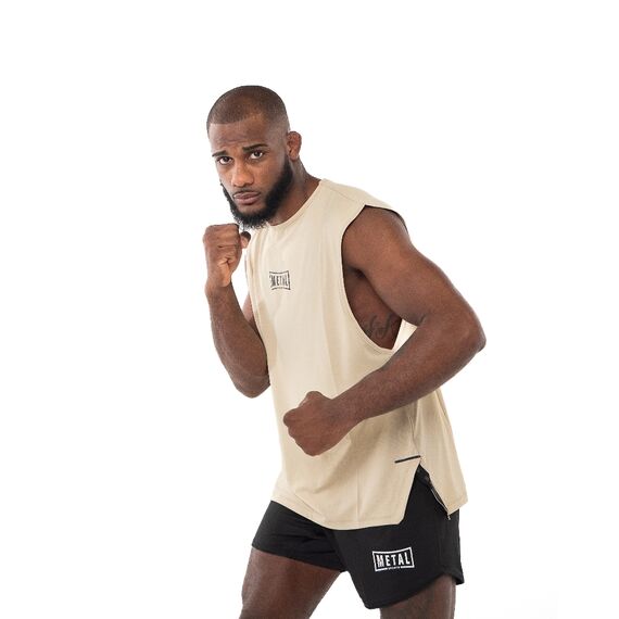 Tank top Metal Boxe Desert Storm S, Size: S, Colour: Beige, 4 image