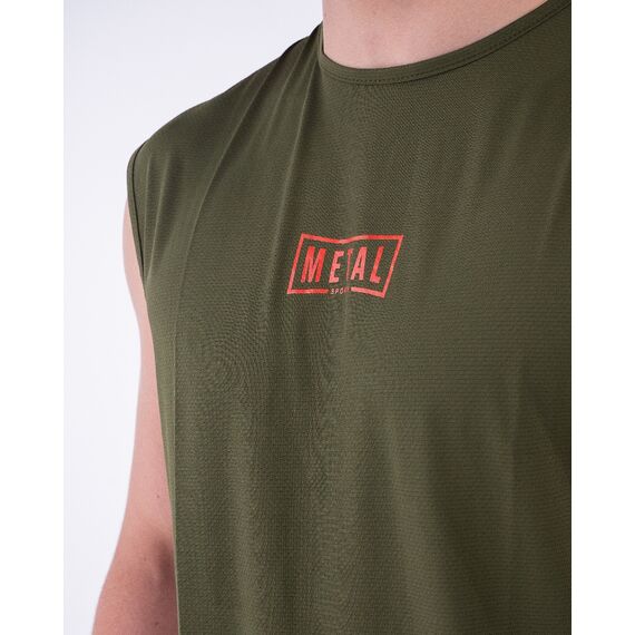 Tank Top Metal Boxe Olive L, Bekleidungsgrösse: L, Farbe: Khaki, 6 image