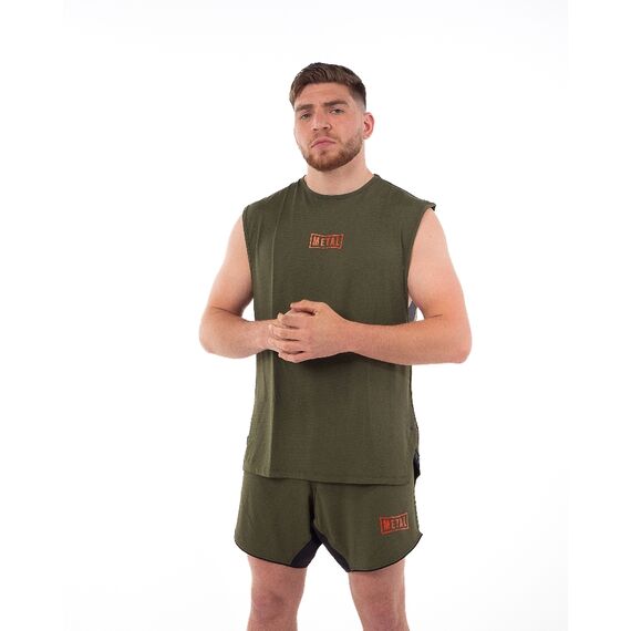 Tank Top Metal Boxe Olive S, Bekleidungsgrösse: S, Farbe: Khaki, 2 image
