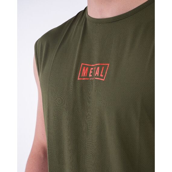 Tank Top Metal Boxe Olive XS, Bekleidungsgrösse: XS, Farbe: Khaki, 6 image