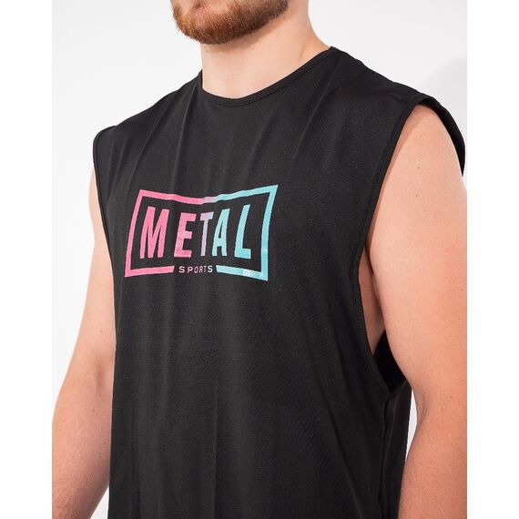 Débardeur Metal Boxe Miami Vibe L, Taille: L, Couleur: Noir, 2 image