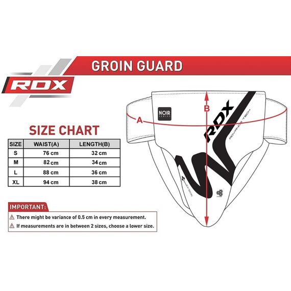 Groin Guard RDX Matte Black XL, Size: XL, Colour: Schwarz, 2 image