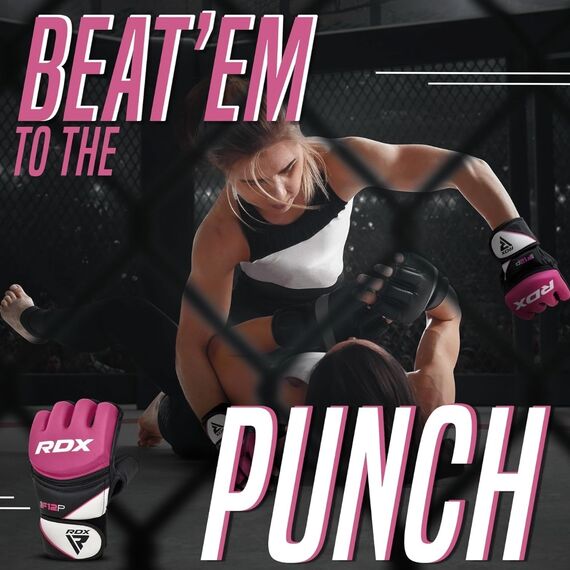 Grappling Glove RDX S, Size: S, Colour: Rosa, 3 image