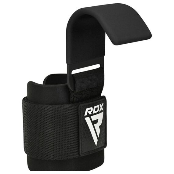 Wrist Hook for Strength Training RDX – Black, Size: One Size, Colour: Schwarz