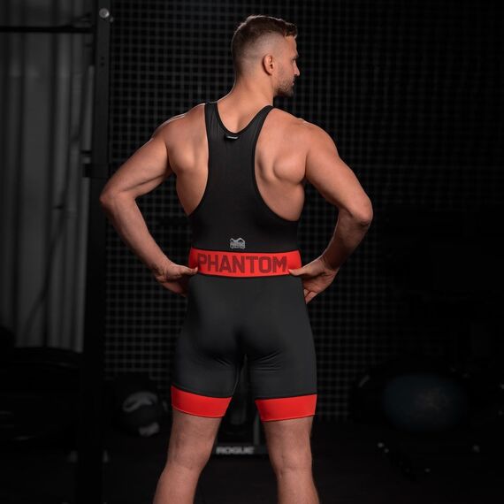 Set tenute da lotta Phantom STORM Nero/Rosso+Blu XXL, Taglia: 2XL, Colore: Nero, 4 image