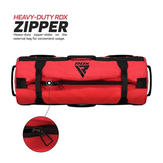 Fitness-Sandsack (2 bis 11 kg), Farbe: Rot, Zusatzgewicht: 11, 2 image