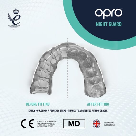 OPRO Night Guard, Size: One Size, Colour: Weiss, 4 image