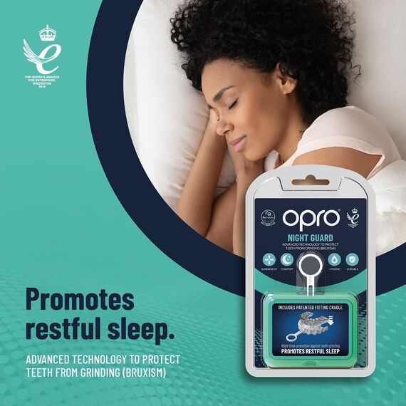 OPRO Night Guard, Size: One Size, Colour: Weiss, 2 image