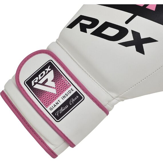 Boxhandschuhe RDX F7 Ego – Weiss/Rosa – 10oz, Farbe: Rosa, OZ: 10oz, 2 image